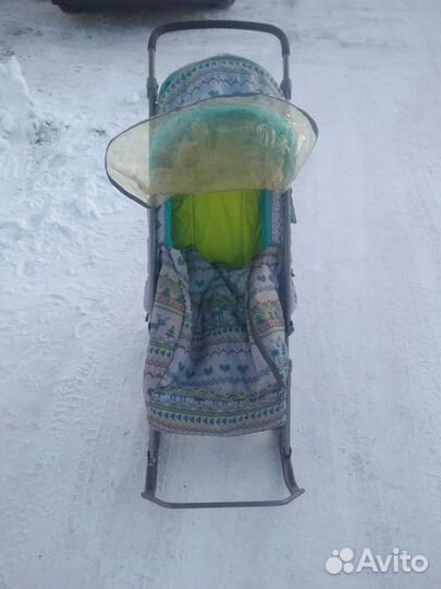 Детские санки с колесами