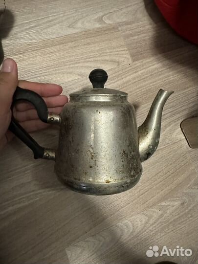 Мельхиоровый чайник винтаж мнц