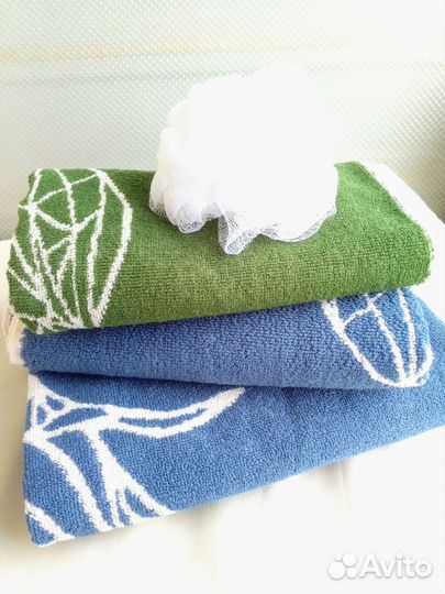 Махровые полотенца новые