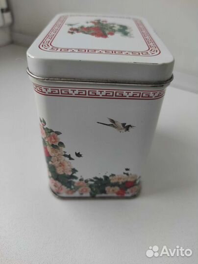 Жестяная коробка для хранения