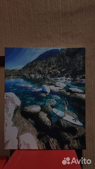 Картины по номерам раскрашенная