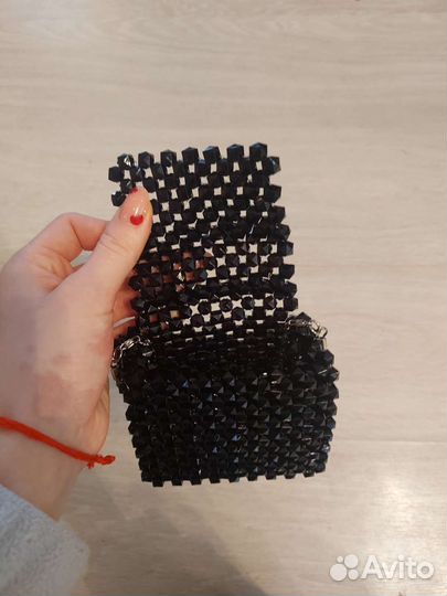 Клатч плетёный