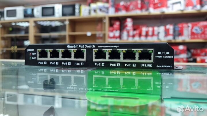 Неуправляемые коммутаторы с PoE Max Link poes-8-7P