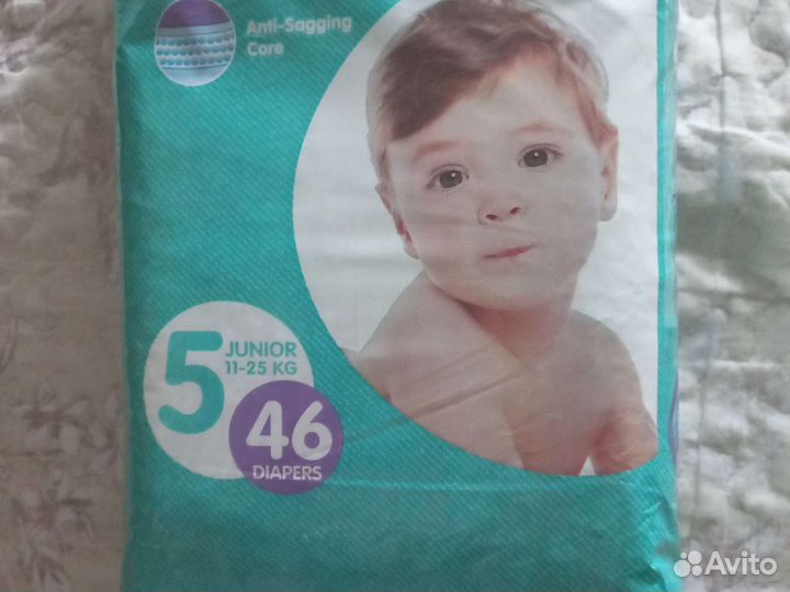 Подгузники evy baby 5 (11-25 кг)