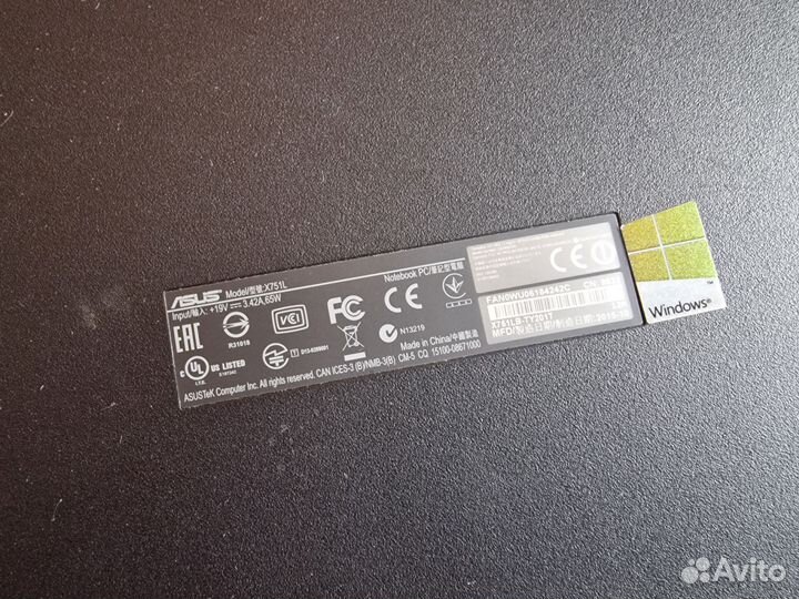 Матрица для ноутбука asus X751L