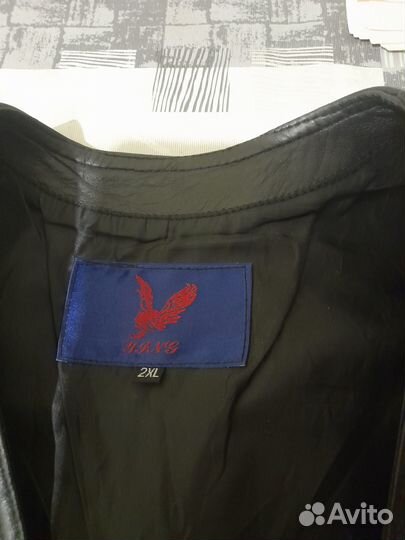 Жилетка кожаная мужская 52 54