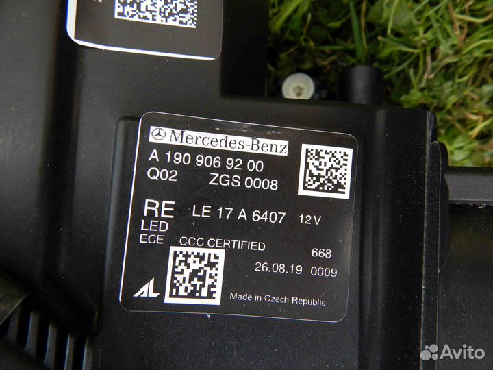 Фара передняя (комплект) Mercedes-Benz AMG GT 1 по