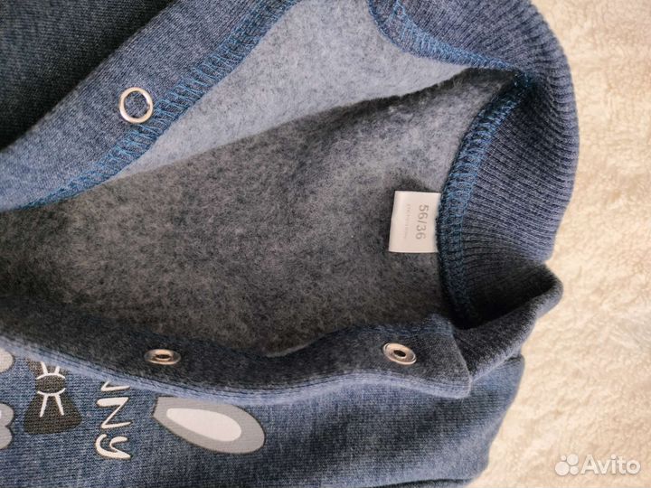 Комбинезон на флисе р.56