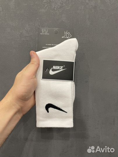 Носки nike белые