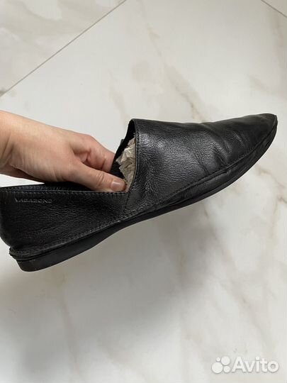 Мокасины черные натуральная кожа