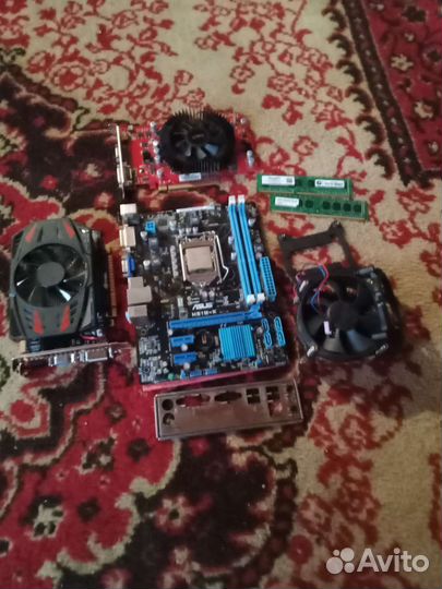 Материнская плата с процессором 2 видеокарты