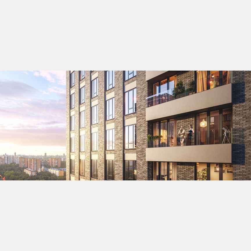 2-к. квартира, 54,2 м², 7/23 эт.