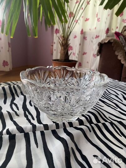 Салатник хрустальный