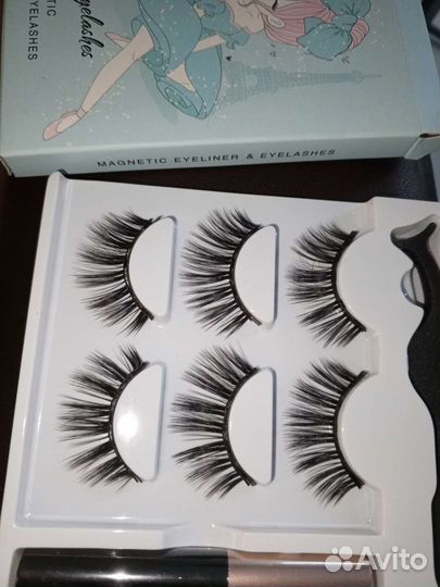 Новые магнитные ресницы с подводкой
