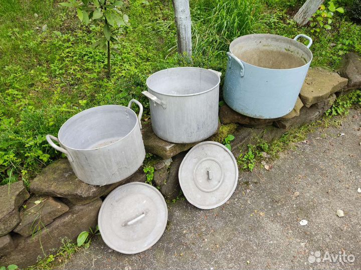 Кастрюля алюминиевая бу