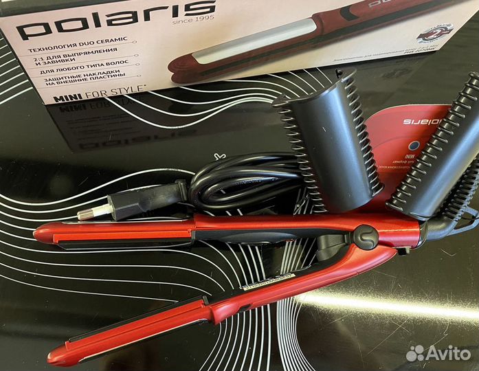 Щипцы/утюжок для выпрямления и завивки. Polaris