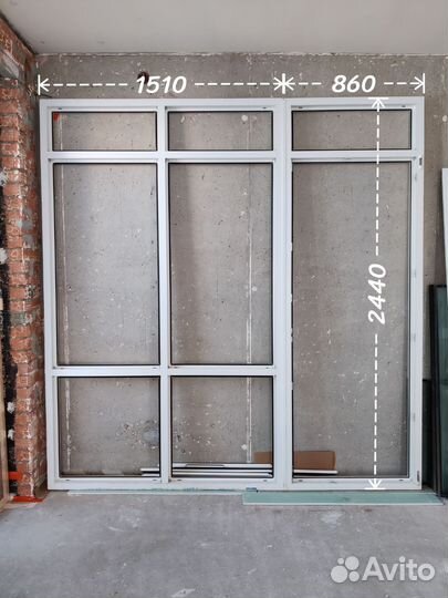 Балконный блок пластиковый