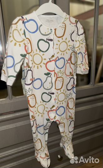 Слипы next 6-9 месяцев 68 74 как новые