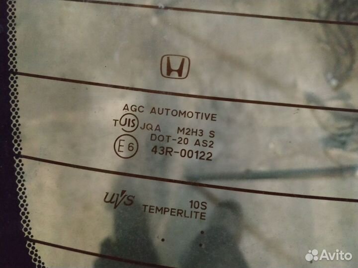 Стекло заднее Хонда Аккорд llX