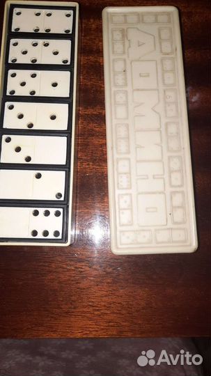 Шашки магнитные СССР, домино 50-е годы