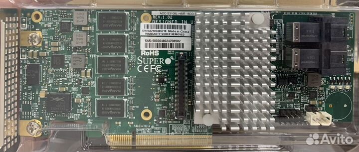Контроллер Supermicro AOC-S3108L-H8iR-16DD