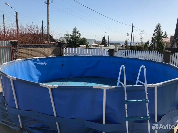 Ремонт бассейна каркасного надувного