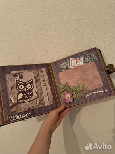 Фото альбом ручной работы (скрапбукинг)