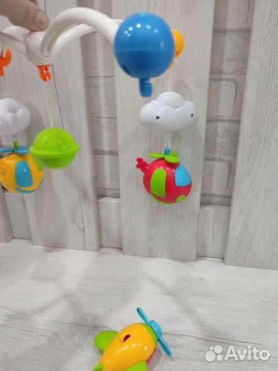 Комплект бортиков 12 шт + мобиль в кроватку