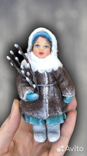 Ватные игрушки на елку