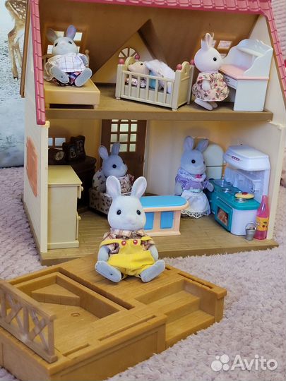 Sylvanian Families домик,мебель,семейки