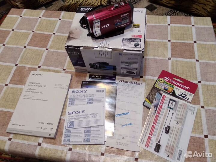 Видеокамера sony handycam