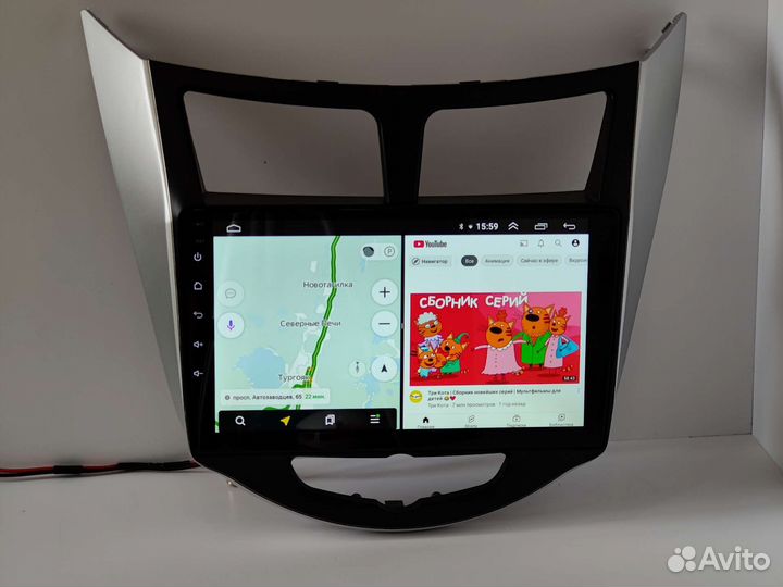 Магнитола hyundai solaris 1 solaris 2 creta