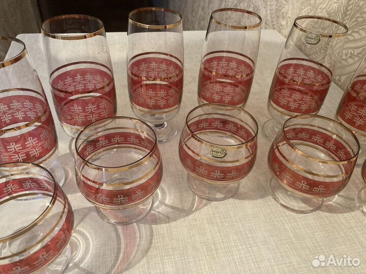 Бокалы для виски коньяка Бегемия Чешское стекло