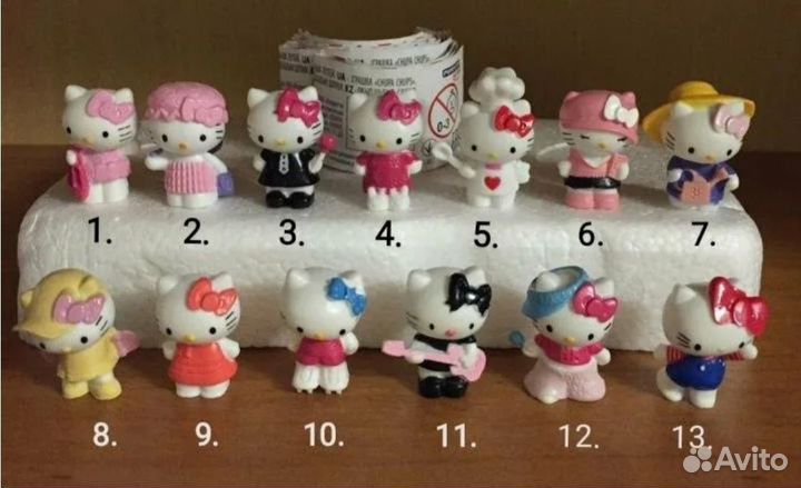 Hello Kitty фигурки Чупа-чупс вся коллекция
