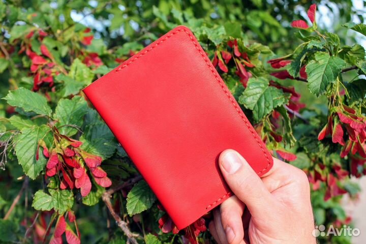 Обложка на паспорт из кожи