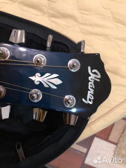 Электро-акустическая гитара Ibanez и комбик