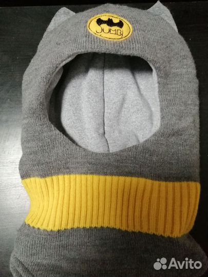 Шапка шлем зимний детский