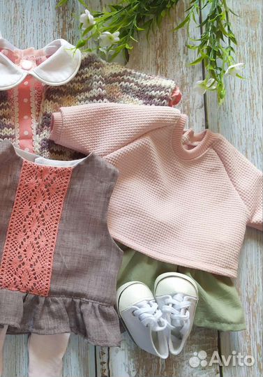 Одежда для куклы беби борн