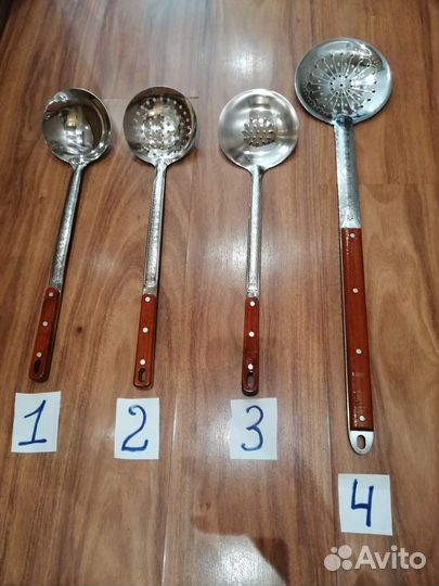 Шумовки и Половник для казана новые