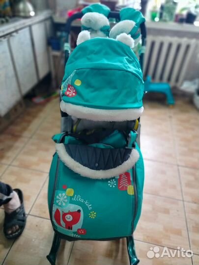 Санки - коляска фирмы Nika-72