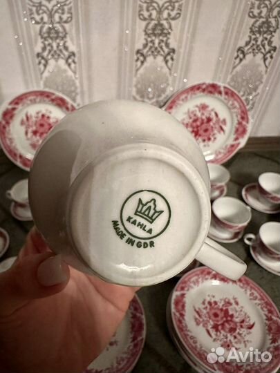 Сервиз чайный гдр kahla