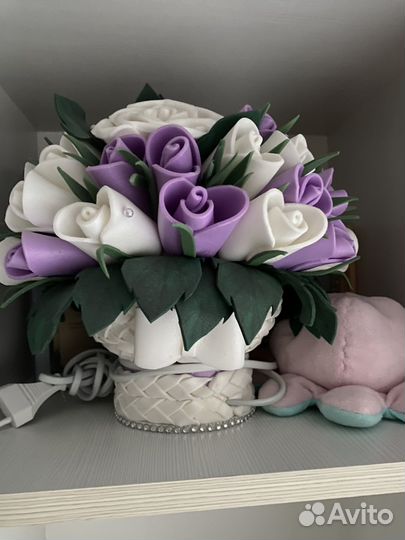 Светильник цветы