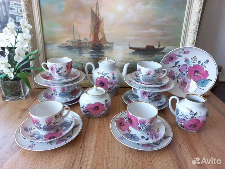 Сервиз лфз Розовая ветка