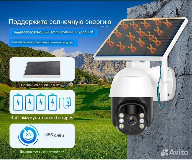 Новая iP солнечная видеокамера