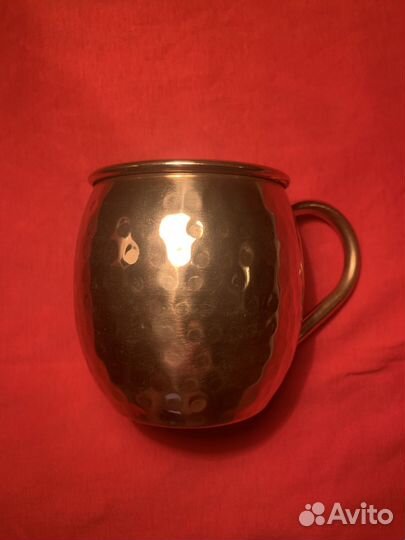 Кружка Медная Медь Индия Пузатая Коллекционная