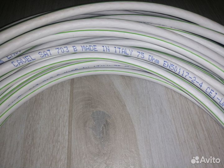 TV кабель: Cavel SAT 703B (Италия), Rexant RG-6U