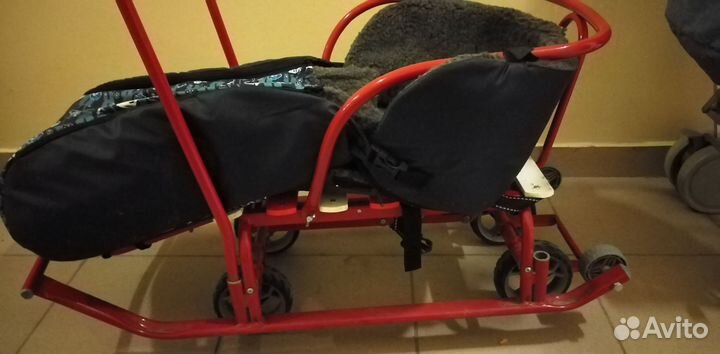 Детские санки коляска