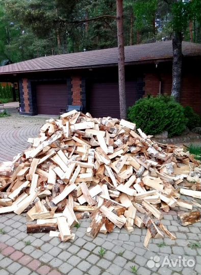 Дрова колотые сухие