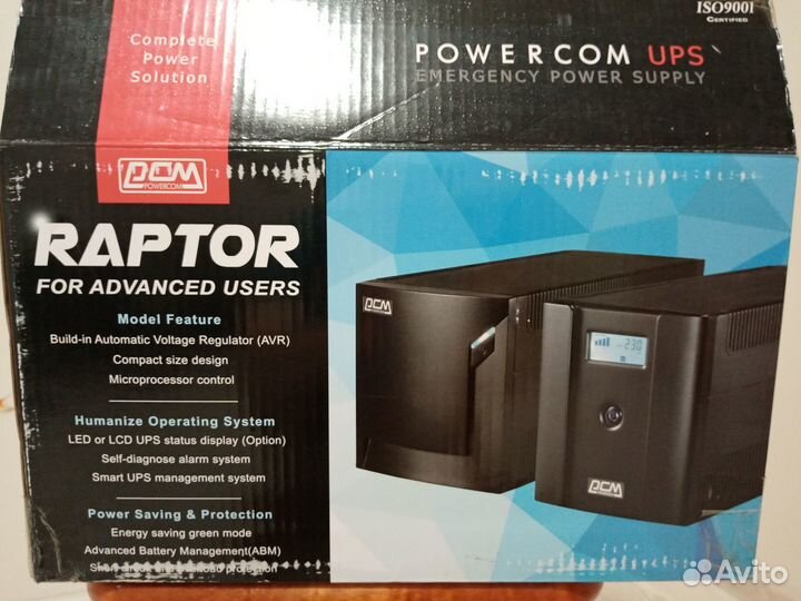 Бесперебойник Powercom Raptor RPT-2000 AP