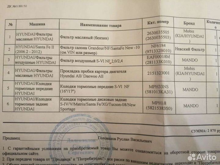 Запчасти для Хендай Соната нф